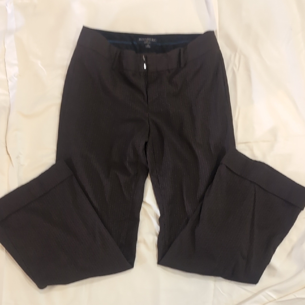 Banana Republic Dark Brown Pinstripe Pants